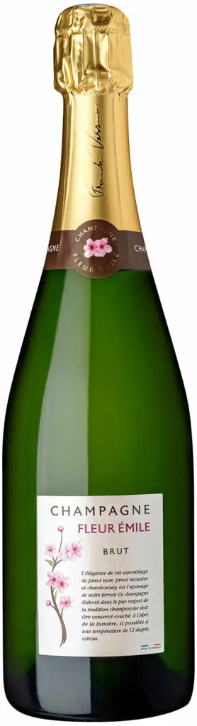 Bouteille de champagne Fleur Émile brut